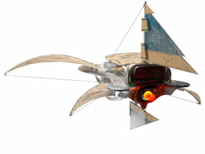 sci fi -spaceship 3D model