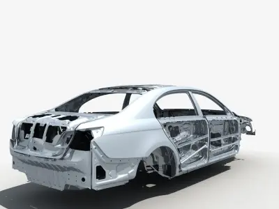 Car Frame 02 3D model