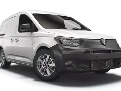 Volkswagen Caddy Commerce Van 2021 3D model