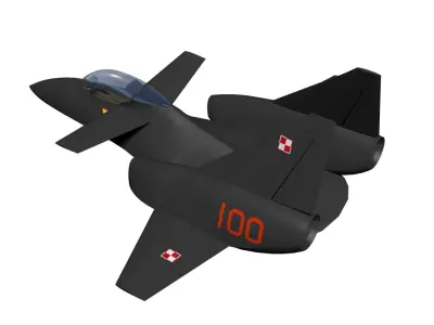 pzl230F Skorpion 3D model