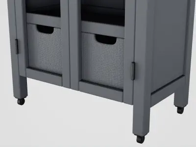 Patio Cabinet Free low-poly 3D model