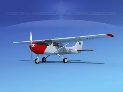 Cessna T-41 Mescalero Philippine AF 3D model