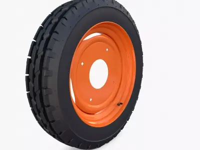 Full Tractor wheel v1 3D model