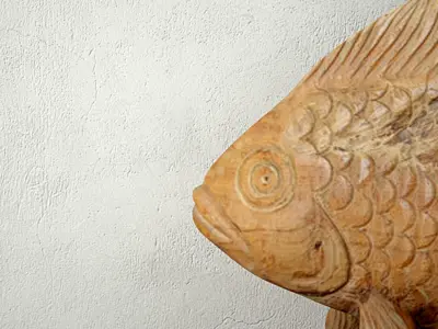 Solda Teak Fish Decor 3D model