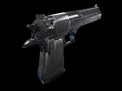Black Desert Eagle 50 AE 3D model