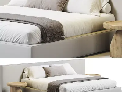 Felis Bowie Bed 3D model