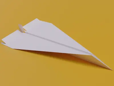 Paper Plane 3D model