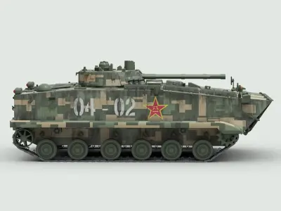 ZBD 97 Chinese IFV 3D model
