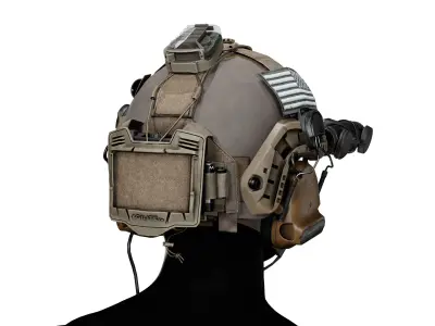 AGILITE REAR POUCH AND BRIDGE Low-poly 3D model