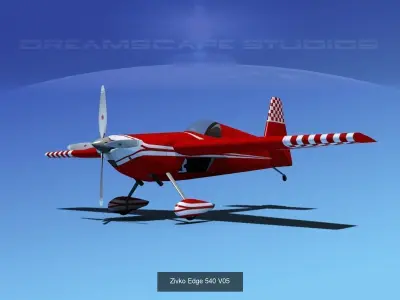 15 Zivko Edge Aerobatic Aircraft 3D Model Collection