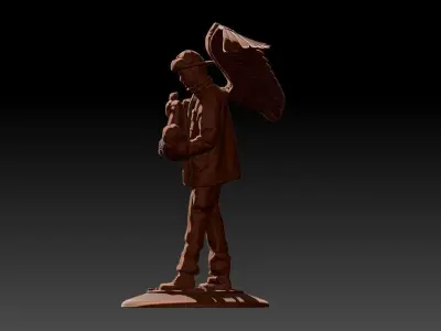 Firefighter Angel 3D print model