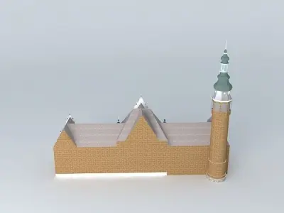 Academy Building Free 3D model