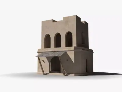 Arab x44 Low-poly 3D model