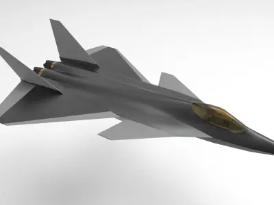 Chengdu J-20 3D model
