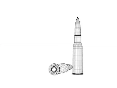 Ammunition  mm bullets 3D model