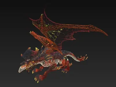 Boss  Monster - Elong Dragon 3D model