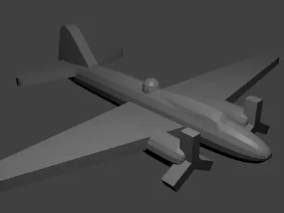 Japanese G4M Betty Bomber Free 3D print model