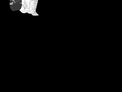 Archery Target Low-poly 3D model