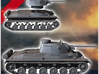 T-34M A-43 - Soviet army WW2 Second World East front Ostfront RP 3D print model