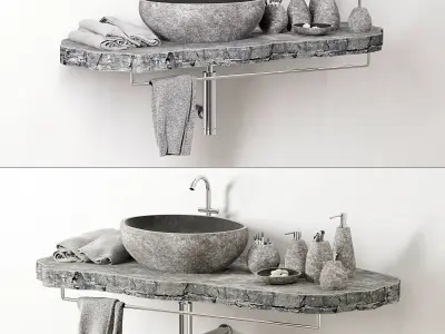 Washing stone n7 3D model