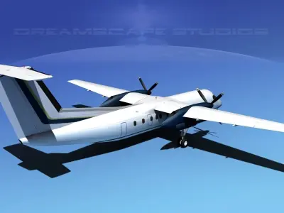 DeHavilland DHC-8-Q300 Corporate 1 3D model