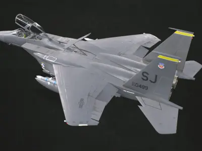 McDonnell Douglas F-15E Strike Eagle Low-poly 3D model