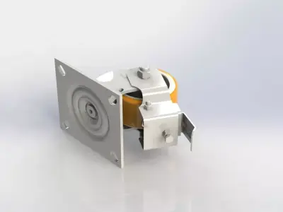 Rodizio Schioppa GM 42 PE FP Wheel 3D model