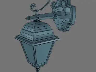 Street Lamp Gameready Free low-poly 3D model