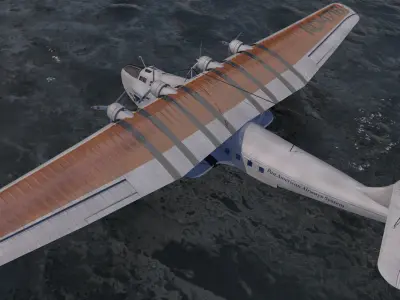 Martin M-130 China Clipper 3D model