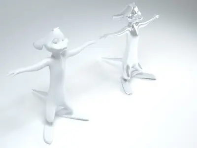 Children room Statue Decor Statue sculpture animal timon Free 3D model