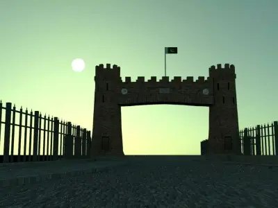 Khyberpass kpk pakistan Low-poly 3D model