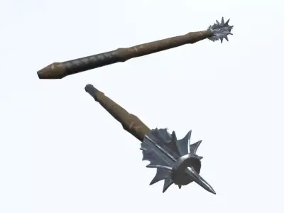 Mace Project Ready Free low-poly 3D model