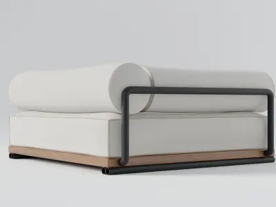 CHEAP MODELZ Outdoor corner chair 3D model