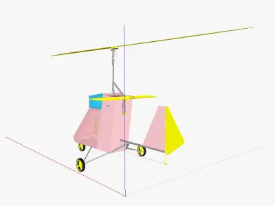 AT autogyro 3D model