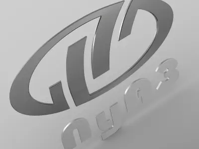 luaz logo 3D model