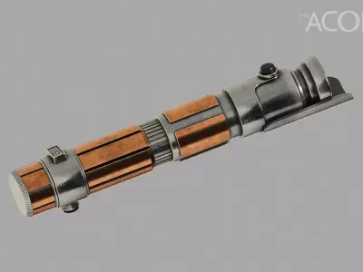 Indara Lightsaber - Star Wars Acolyte 3D model