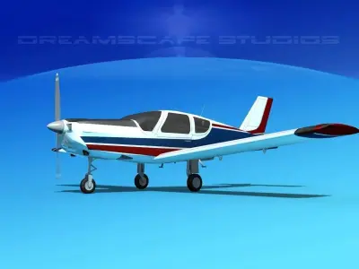 Socata TB-20 Trinidad V10 3D model