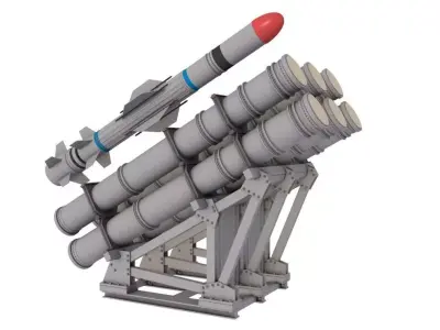 Mk-141 Missile Launching System 3D model