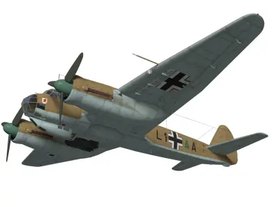 Junkers Ju 88 A-5 3D model
