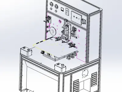 ACF laminating machine 3D model
