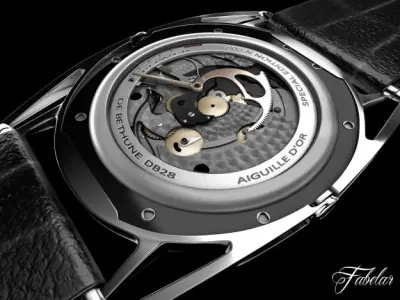 Watch mechanism 3D model