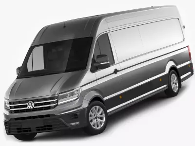 VW Crafter II 2017 L3H2 panel van 3D model