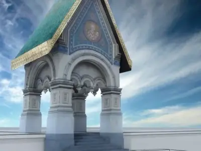 St Nikolai pronaos 3D model