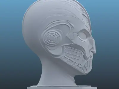 Cyber-Sentinel Bust PM-102 3D print model