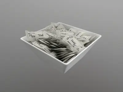 Dry Condiment Packets - High-Quality 3D Models 3D model