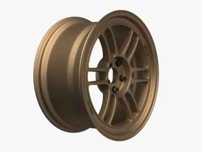 Enkei RPF1 Wheel Rim 3D model