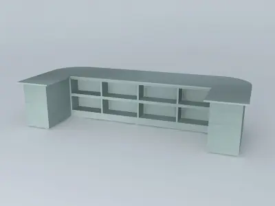 Airplane Bar Stand Free 3D model