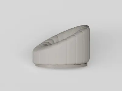 Armchair Free 3D model 6