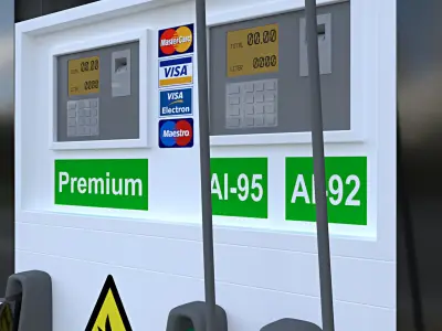 Petrol Pump 3D model