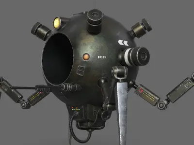 Spider droid 3D model